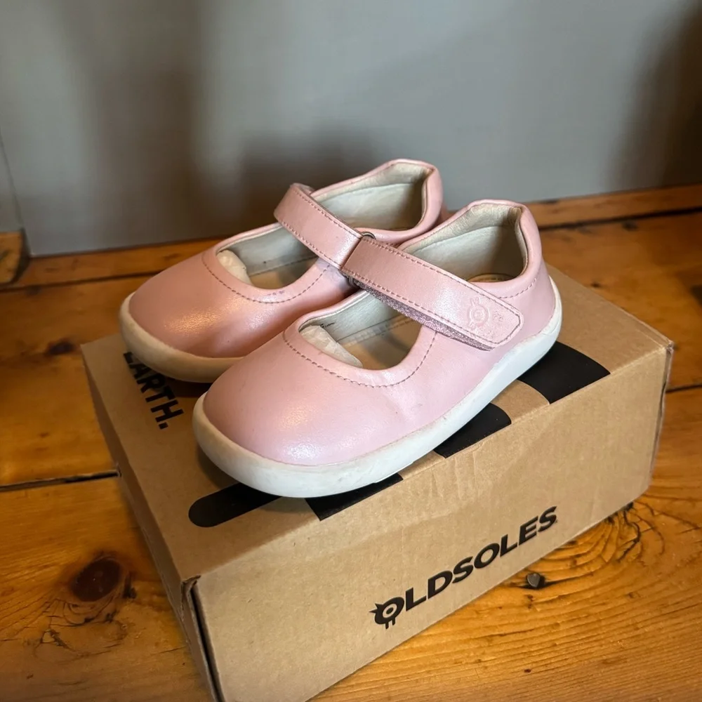 Old Soles Blush Pink Mary Jane Shoes - Picture 3 of 6